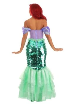 Women's Disney The Little Mermaid Premium Ariel Mermaid Costume Dress 13 Women's Disney The Little Mermaid Premium Ariel Mermaid Costume Dress -Halloween Costumes the little mermaid adult premium ariel mermaid dre alt 4