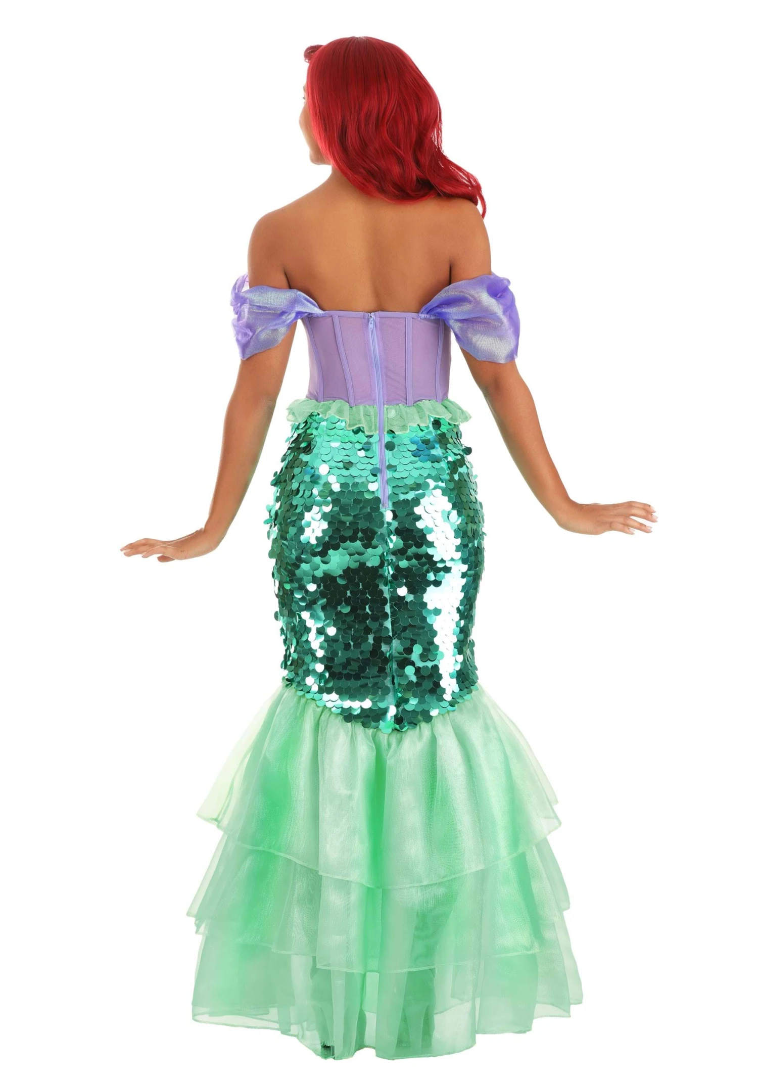Women's Disney The Little Mermaid Premium Ariel Mermaid Costume Dress 7 Women's Disney The Little Mermaid Premium Ariel Mermaid Costume Dress - Image 5