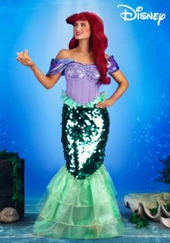 Women's Disney The Little Mermaid Premium Ariel Mermaid Costume Dress