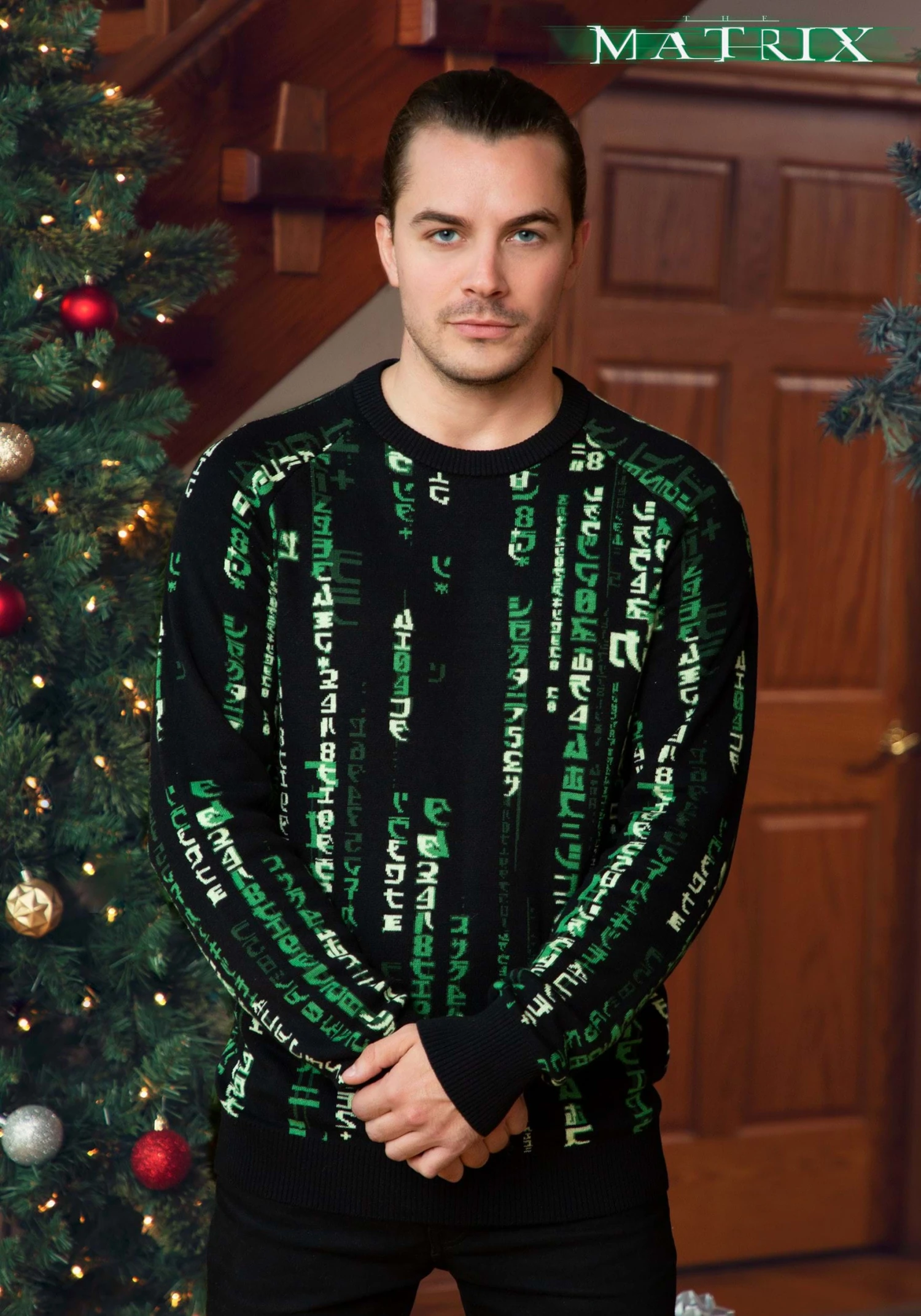 Adult The Matrix Ugly Sweater 4 Adult The Matrix Ugly Sweater - Image 2