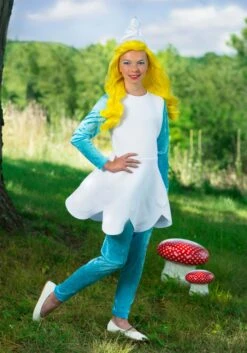The Smurfs Girl's Smurfette Wig 14 The Smurfs Girl's Smurfette Wig -Halloween Costumes the smurfs girls smurfette wig alt 4