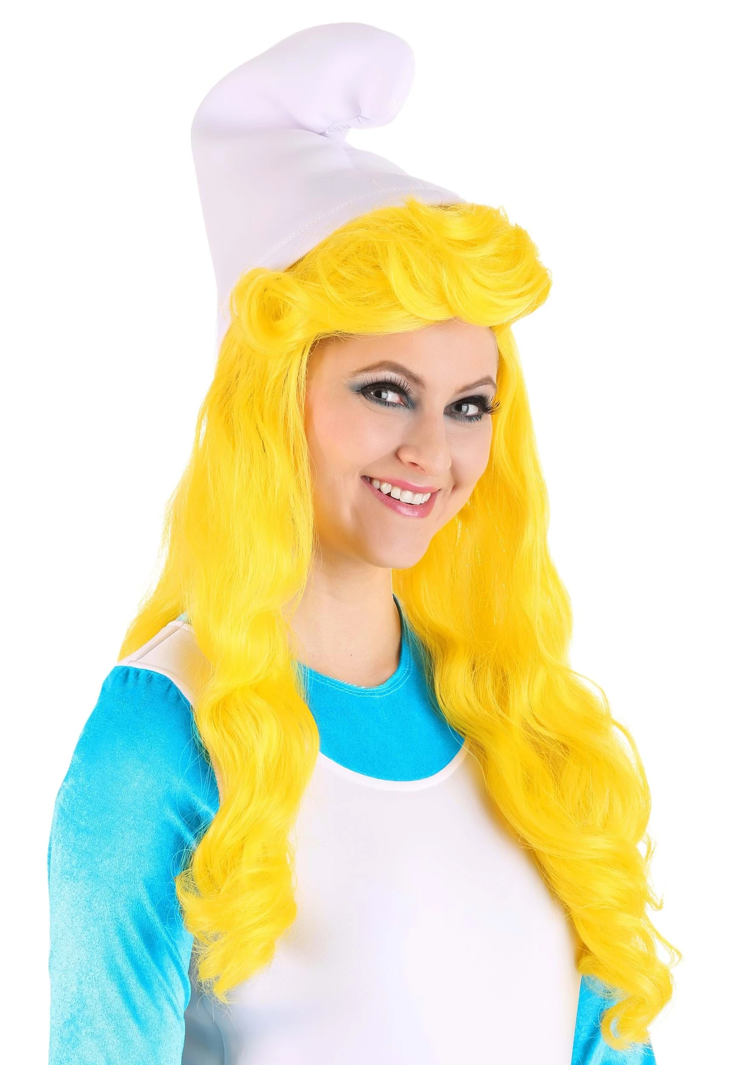 The Smurfs Women's Smurfette Costume Wig 6 The Smurfs Women's Smurfette Costume Wig - Image 4