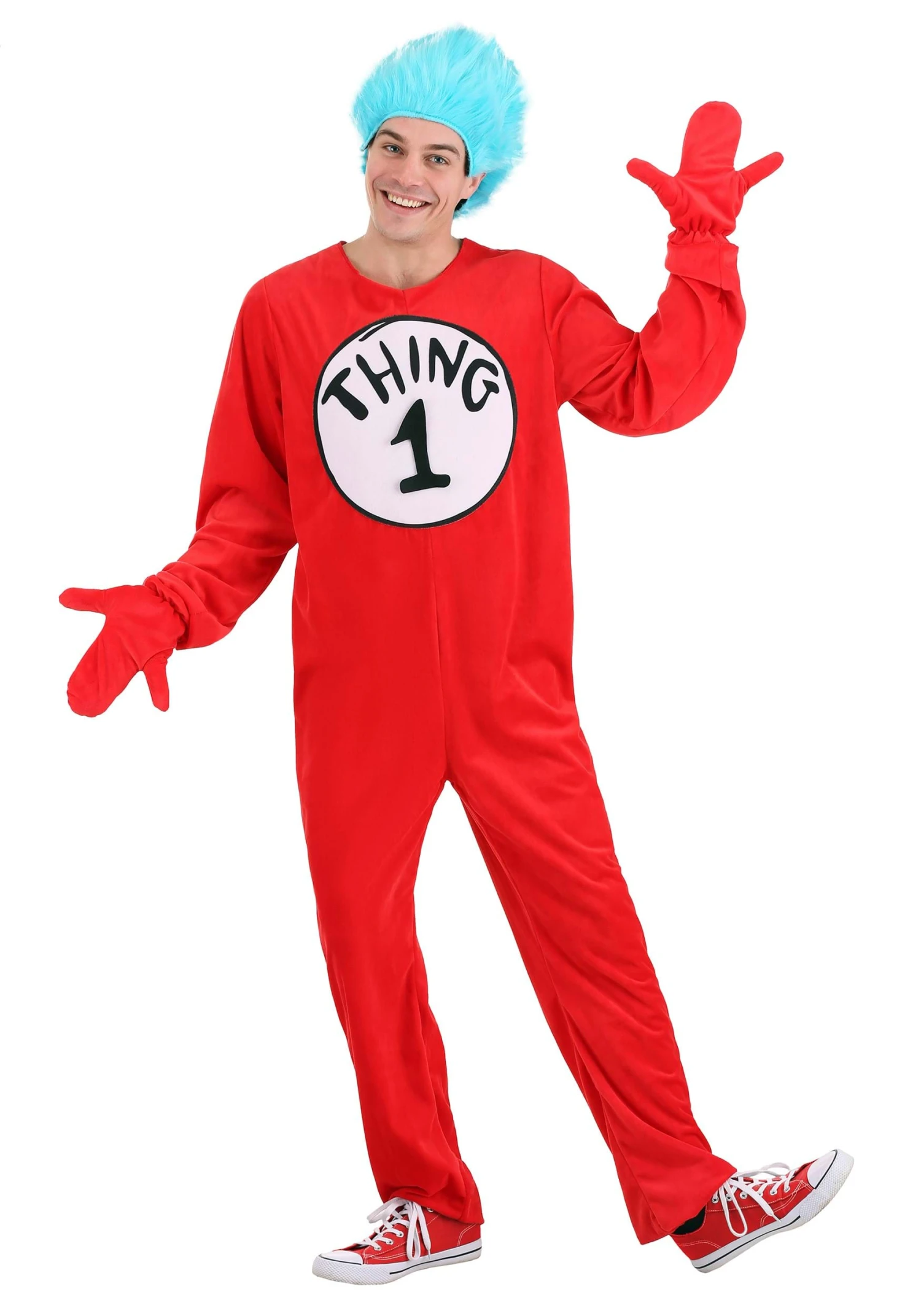 Thing 1 And Thing 2 Adult Costume 4 Thing 1 And Thing 2 Adult Costume - Image 2