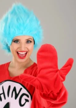 Thing 1 And Thing 2 Adult Costume 10 Thing 1 And Thing 2 Adult Costume -Halloween Costumes thing 12 adult costume alt 3
