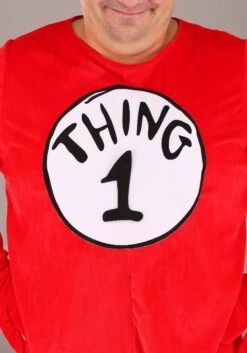 Thing 1&2 Adult Plus Size Costume -Halloween Costumes thing 12 adult plus size costume alt 2