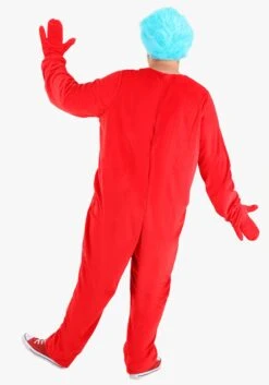Thing 1&2 Adult Plus Size Costume -Halloween Costumes thing 12 adult plus size costume alt 5