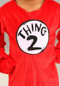 Dr. Seuss Deluxe Thing 1 & 2 Toddler Costume -Halloween Costumes thing 12 deluxe toddler costume alt 4