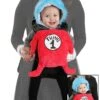 Dr. Seuss Thing 1 & 2 Baby Carrier Costume Cover -Halloween Costumes thing baby carrier cover