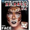 Temporary Tiger Face Tattoo -Halloween Costumes tiger face tattoo