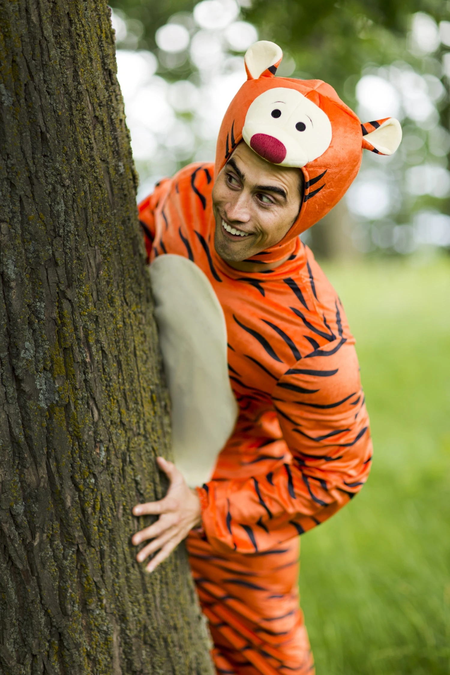 Deluxe Winnie The Pooh Tigger Costume For Adults 4 Deluxe Winnie The Pooh Tigger Costume For Adults - Image 2