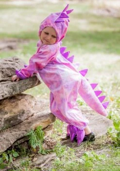 Girls Tilly The T-Rex Dinosaur Costume -Halloween Costumes tilly the t rex girls dinosaur costume alt 6