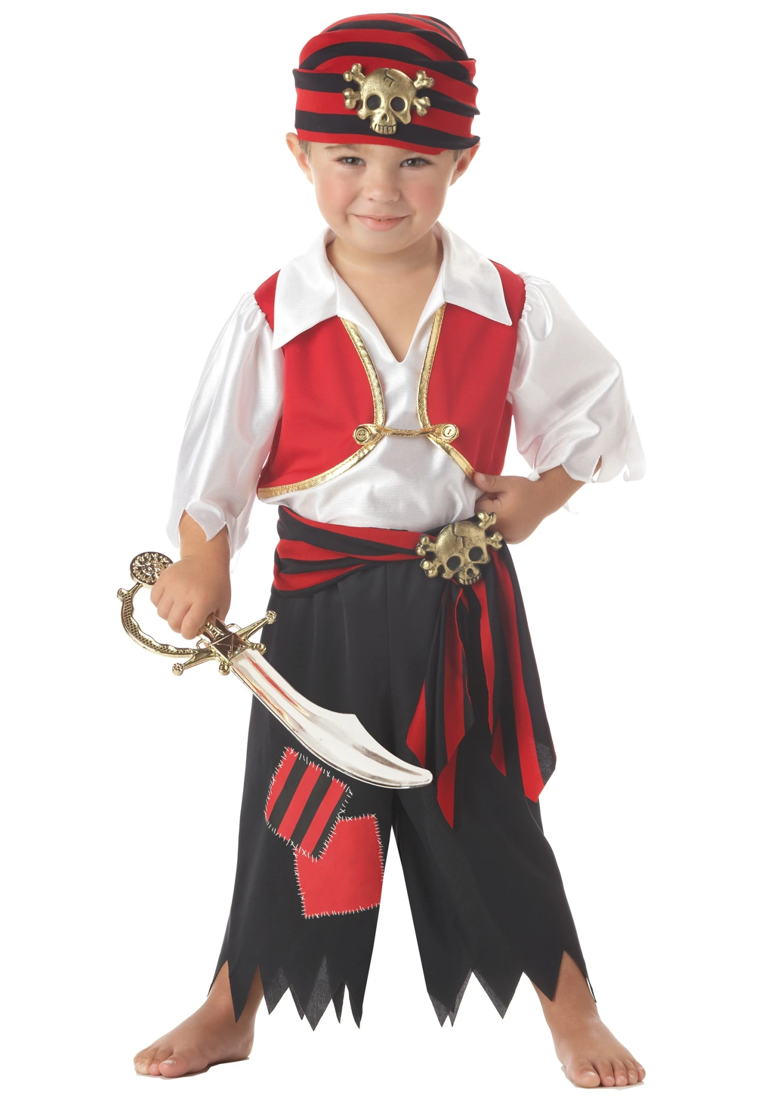 Toddler Ahoy Matey Pirate Costume 3 Toddler Ahoy Matey Pirate Costume