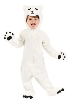 Arctic Polar Bear Costume For Toddlers