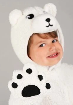 Arctic Polar Bear Costume For Toddlers -Halloween Costumes toddler arctic polar bear costume alt 3