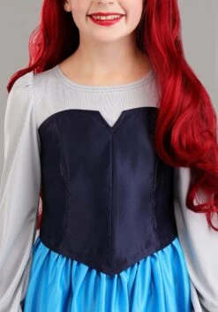 Disney Ariel Blue Dress Girl's Toddler Costume -Halloween Costumes toddler ariel blue dress costume alt 1