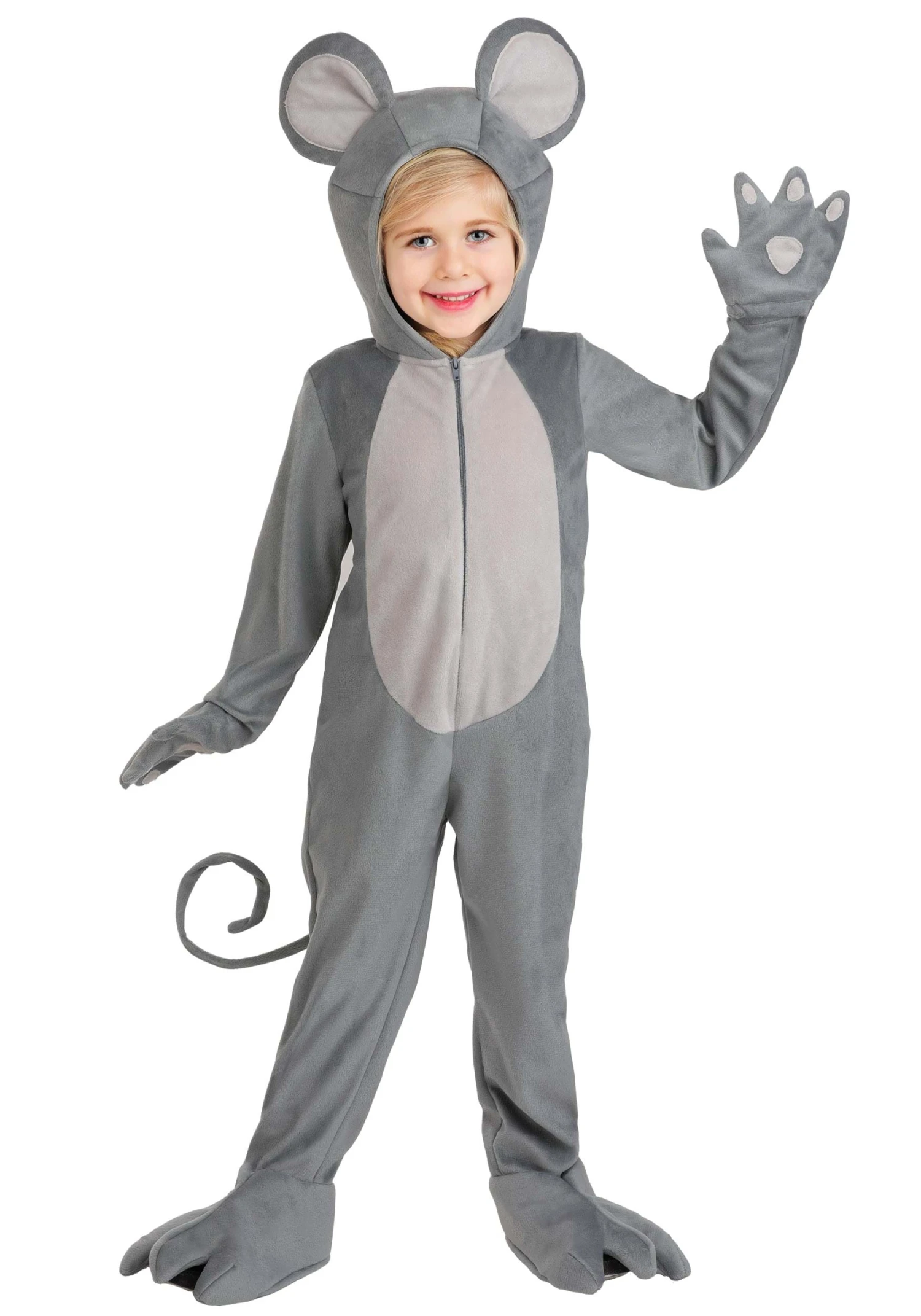 Toddler Grey Baby Mouse Costume 3 Toddler Grey Baby Mouse Costume