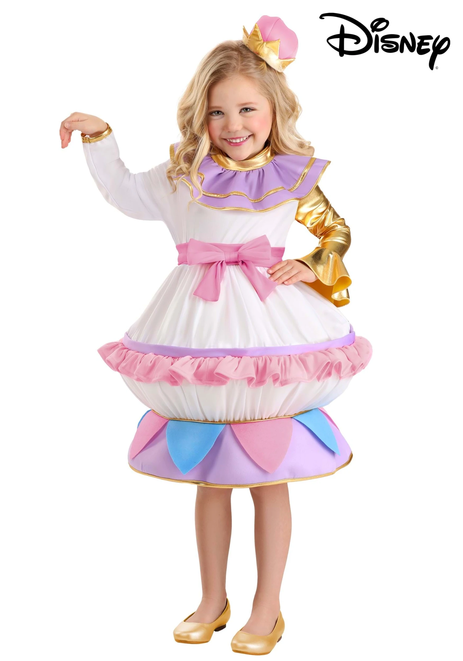 Girl's Disney Beauty And The Beast Mrs. Potts Toddler Costume 3 Girl's Disney Beauty And The Beast Mrs. Potts Toddler Costume