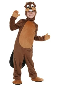Brown Beaver Costume For Toddlers