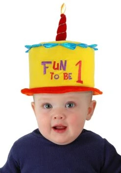 Toddler Birthday Cake Fun To Be One Hat