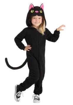 Black Cat Costume Onesie For Toddlers