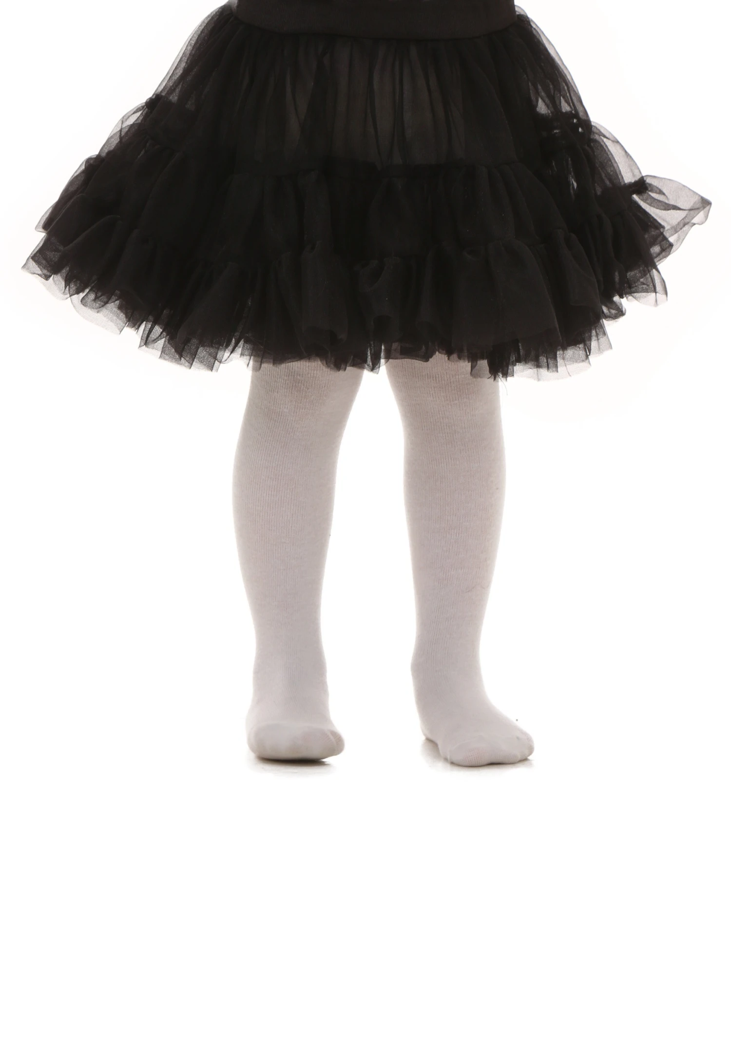 Girl's Toddler Black Knee Length Crinoline 3 Girl's Toddler Black Knee Length Crinoline