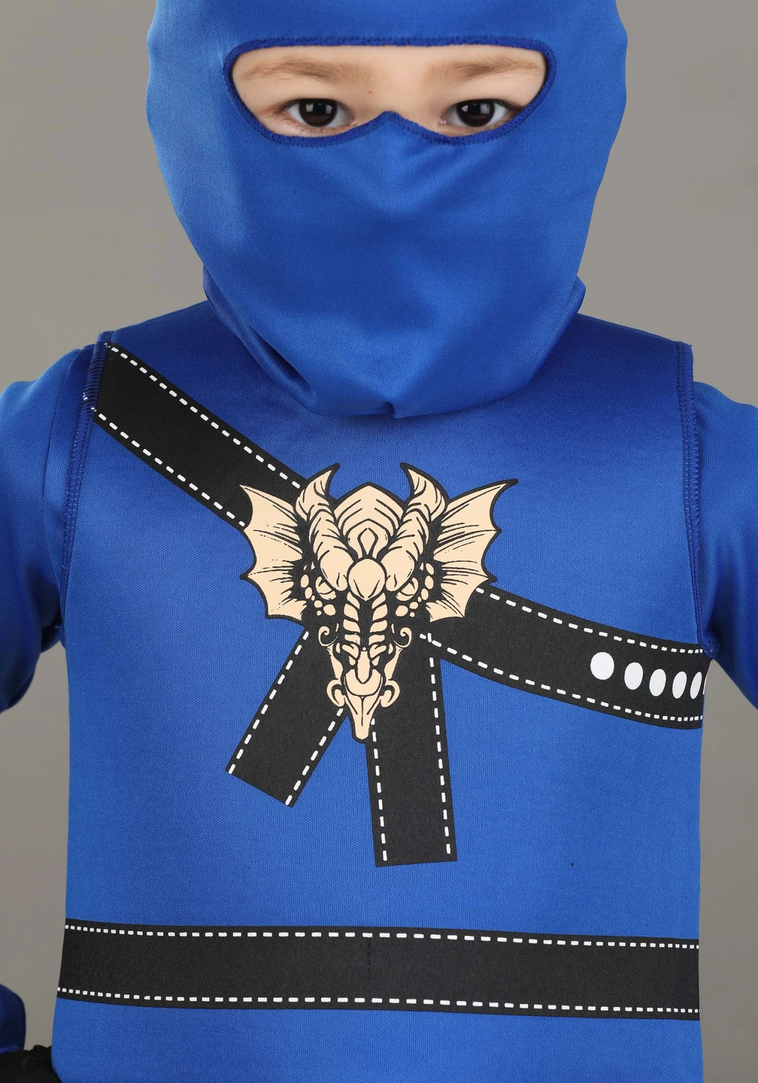 Blue Ninja Master Costume For Toddlers 5 Blue Ninja Master Costume For Toddlers - Image 3