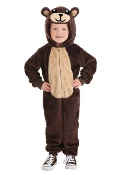 Brown Bear Jumpsuit Costume For Toddler