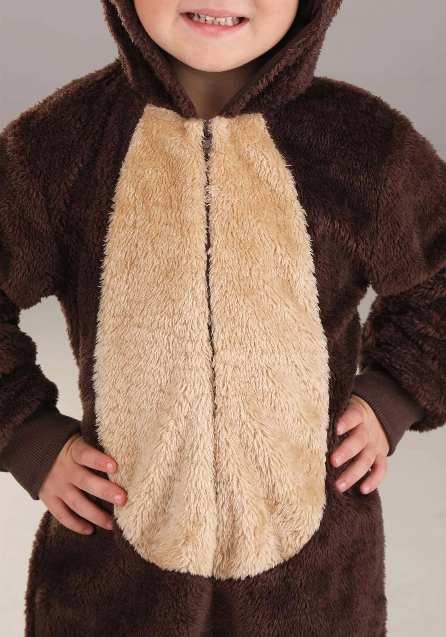 Brown Bear Jumpsuit Costume For Toddler 6 Brown Bear Jumpsuit Costume For Toddler - Image 4