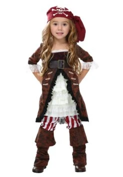 Brown Coat Pirate Toddler Costume