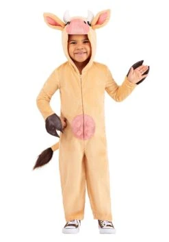 Toddler's Brown Cow Costume