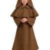 Brown Monk Robe Costume For Toddlers 2 Brown Monk Robe Costume For Toddlers -Halloween Costumes toddler brown monk robe costume
