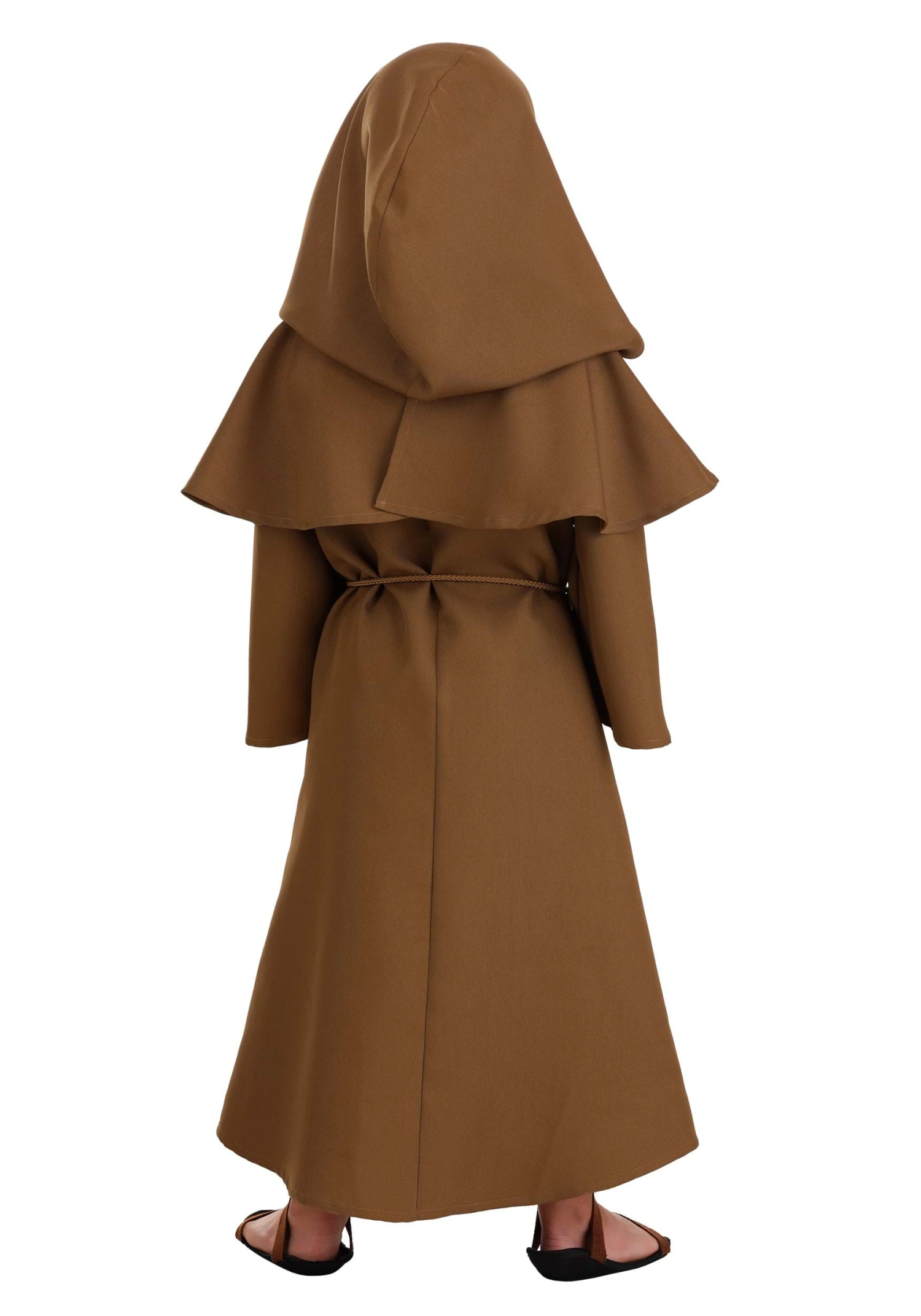 Brown Monk Robe Costume For Toddlers 4 Brown Monk Robe Costume For Toddlers - Image 2