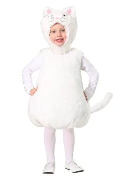 Bubble Body Toddler White Kitty Costume