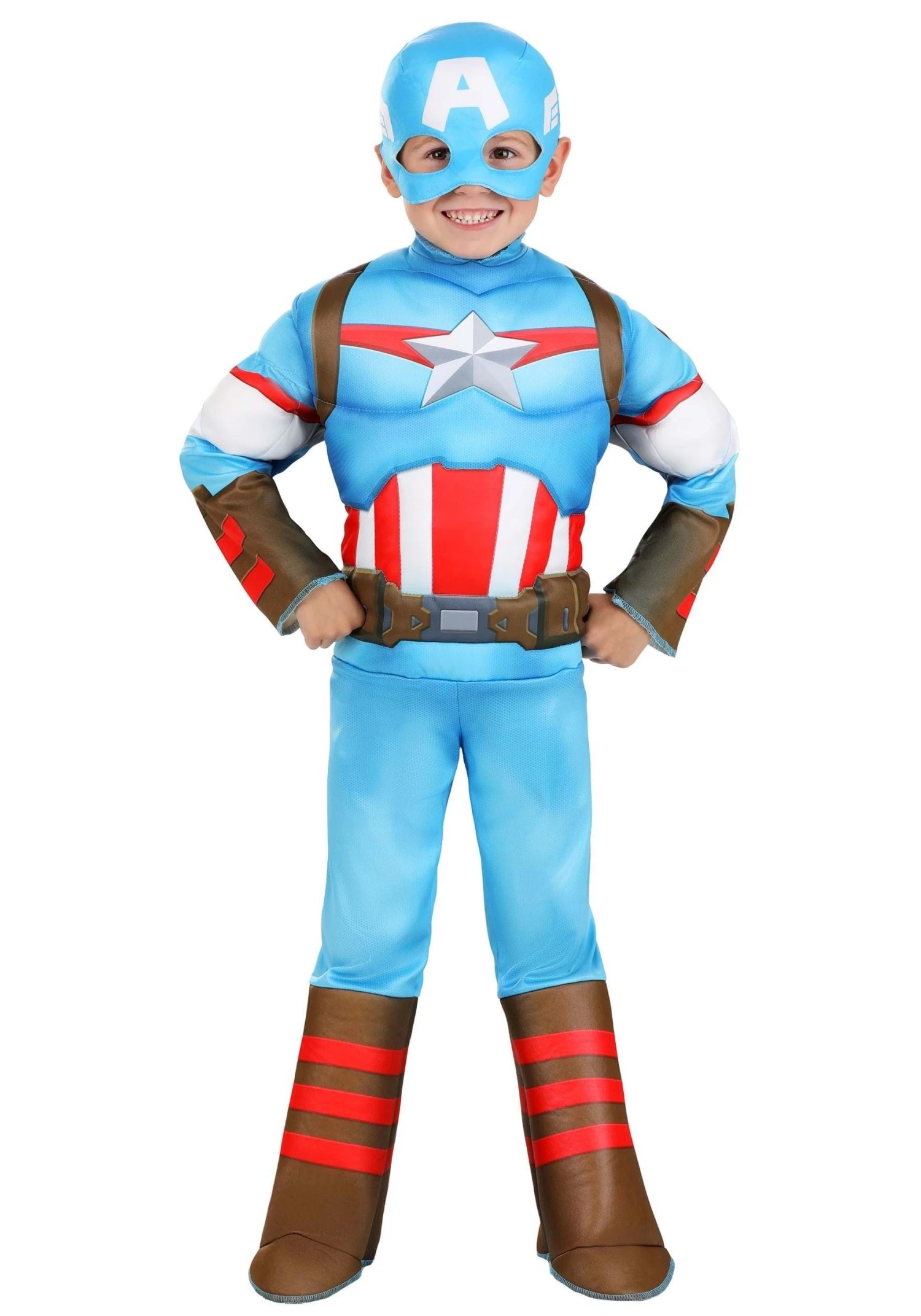 JAZWARES Captain America Costume For Toddlers 3 JAZWARES Captain America Costume For Toddlers