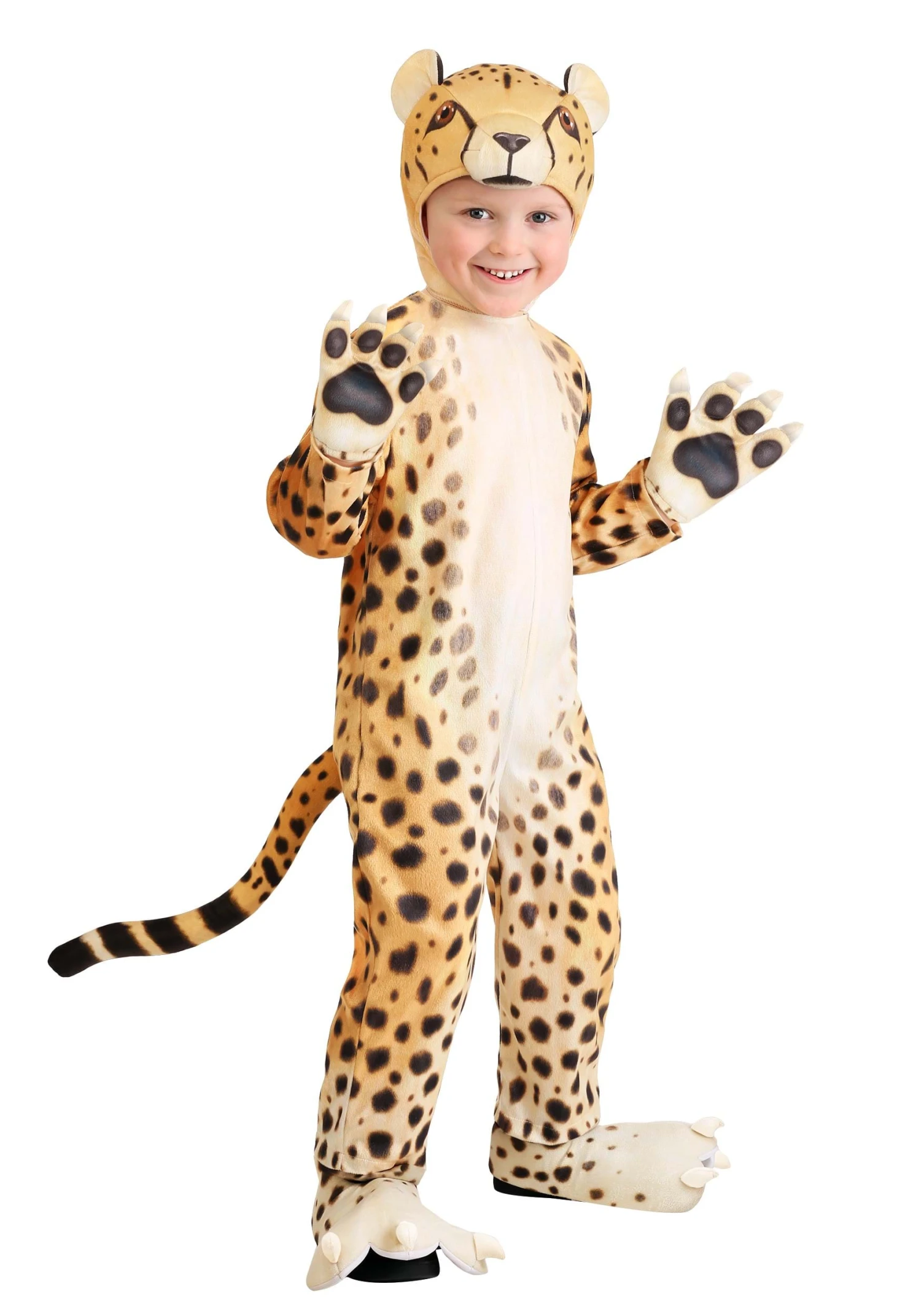 Cheerful Cheetah Costume For Toddlers 3 Cheerful Cheetah Costume For Toddlers