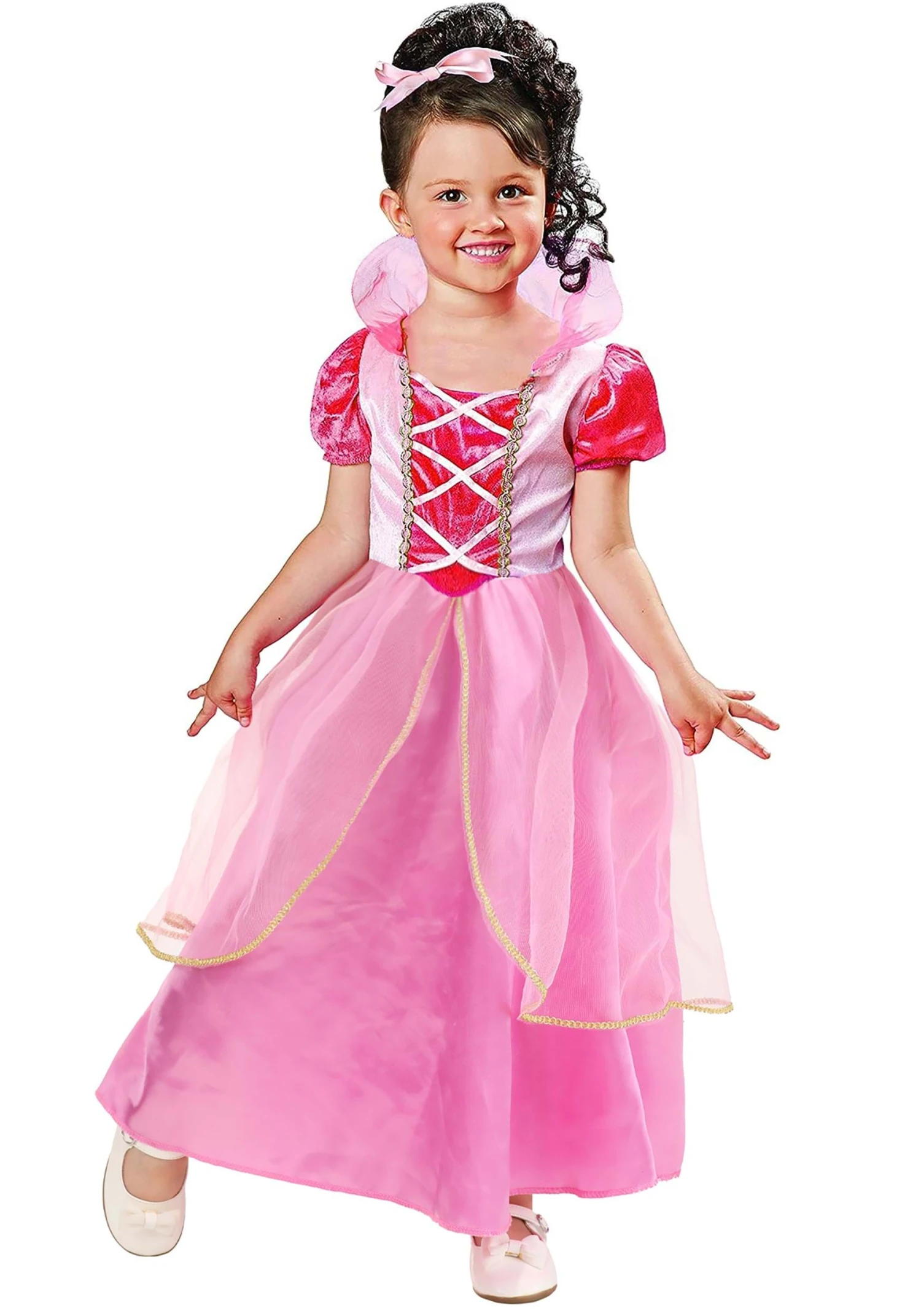 Girl's Classic Fairytale Princess Toddler Costume Dress 3 Girl's Classic Fairytale Princess Toddler Costume Dress
