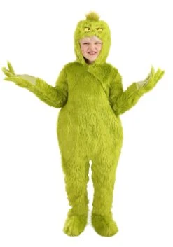 Classic Grinch Jumpsuit Costume For Toddlers 10 Classic Grinch Jumpsuit Costume For Toddlers -Halloween Costumes toddler classic grinch jumpsuit costume alt 5