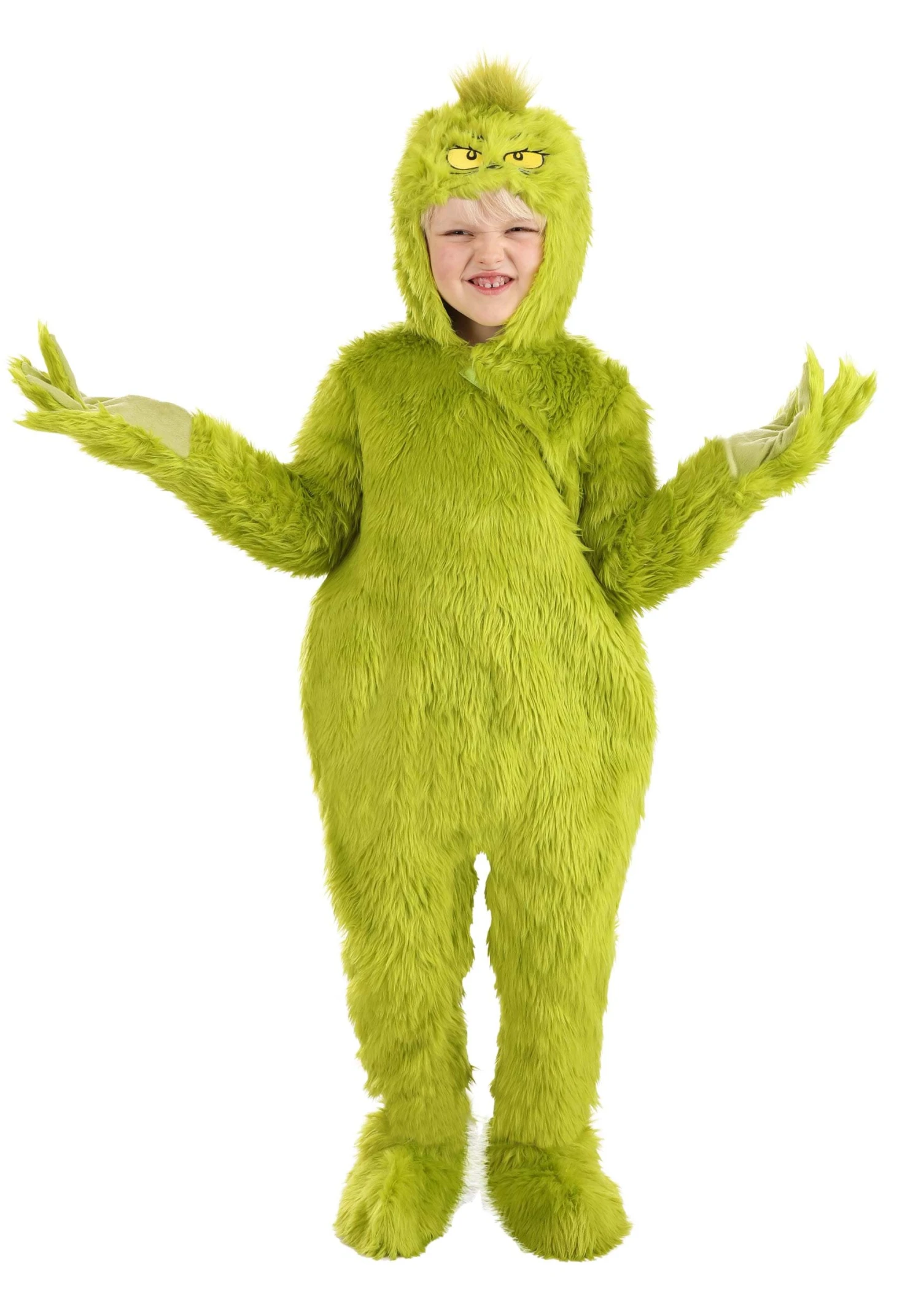 Classic Grinch Jumpsuit Costume For Toddlers 5 Classic Grinch Jumpsuit Costume For Toddlers - Image 3