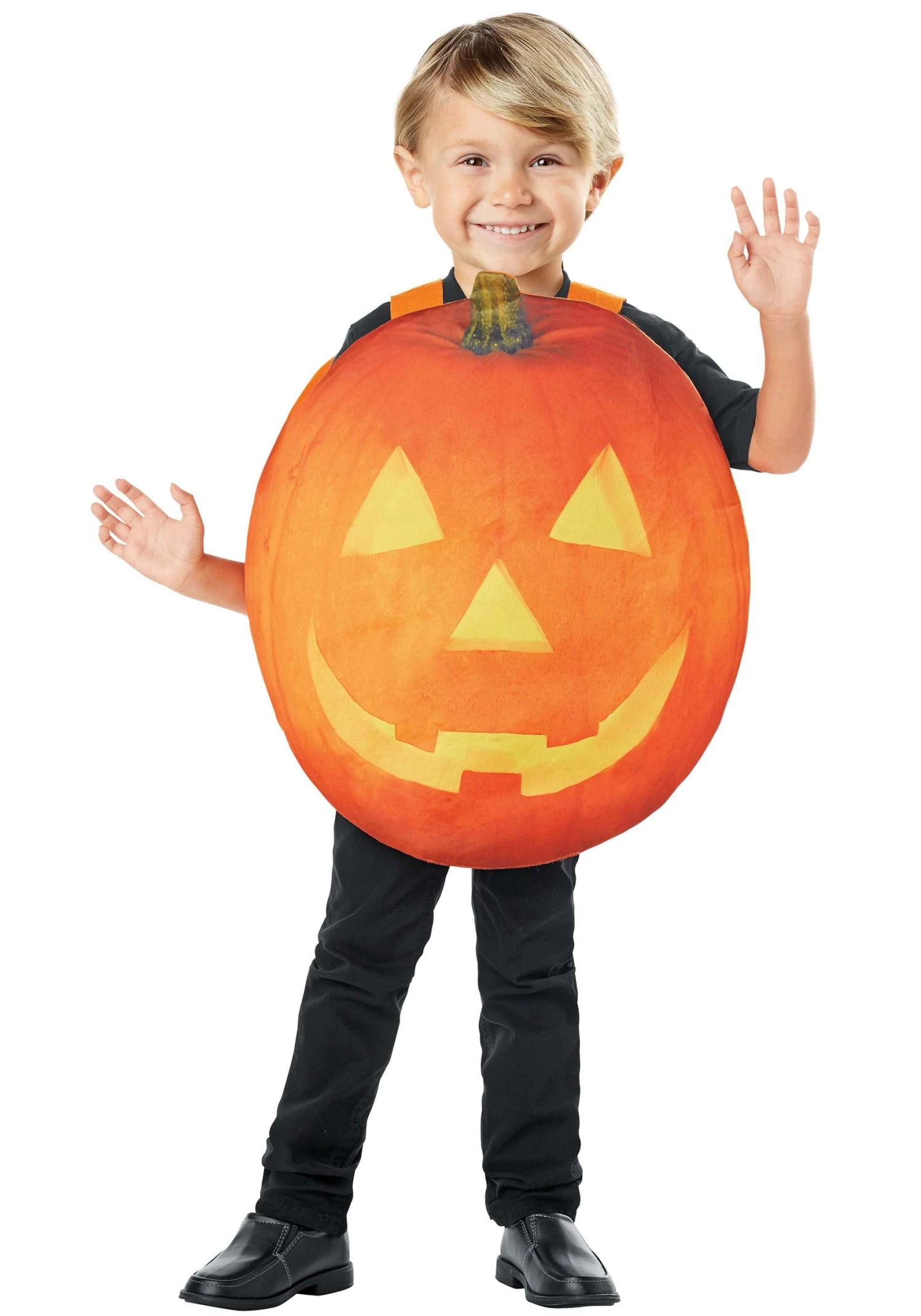 Classic Toddler Pumpkin Costume 3 Classic Toddler Pumpkin Costume