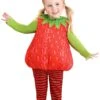 Classic Strawberry Costume For Toddler 2 Classic Strawberry Costume For Toddler -Halloween Costumes toddler classic strawberry costume