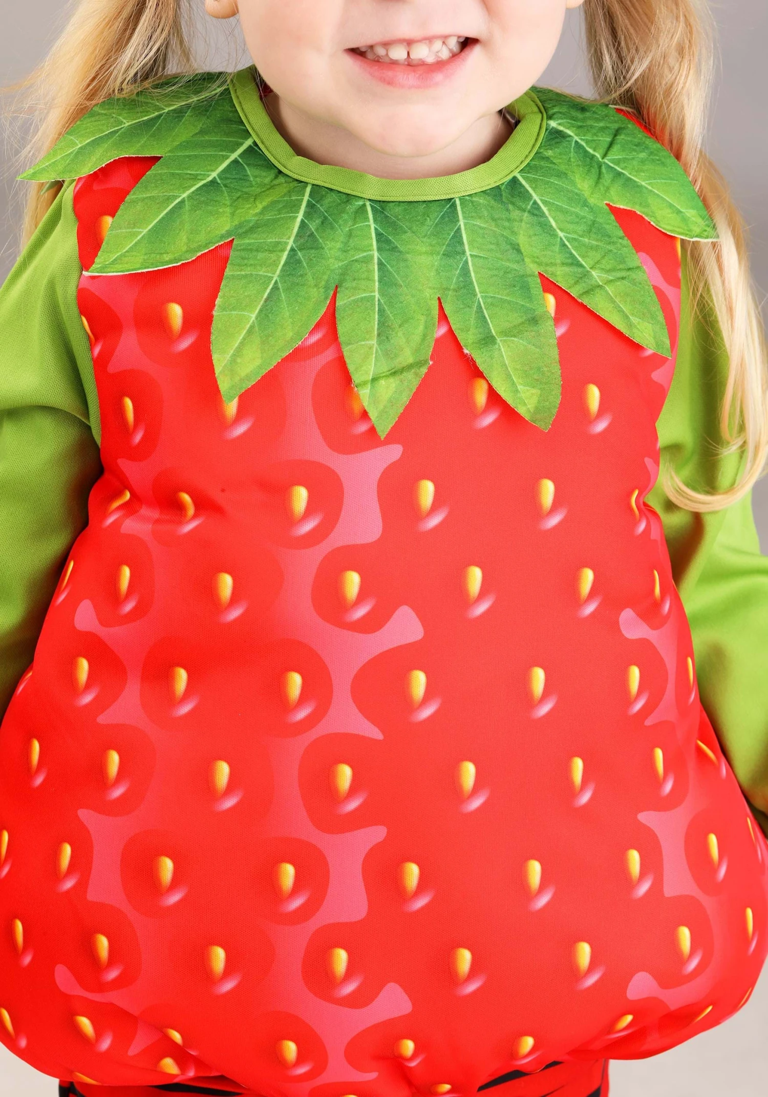 Classic Strawberry Costume For Toddler 7 Classic Strawberry Costume For Toddler - Image 5