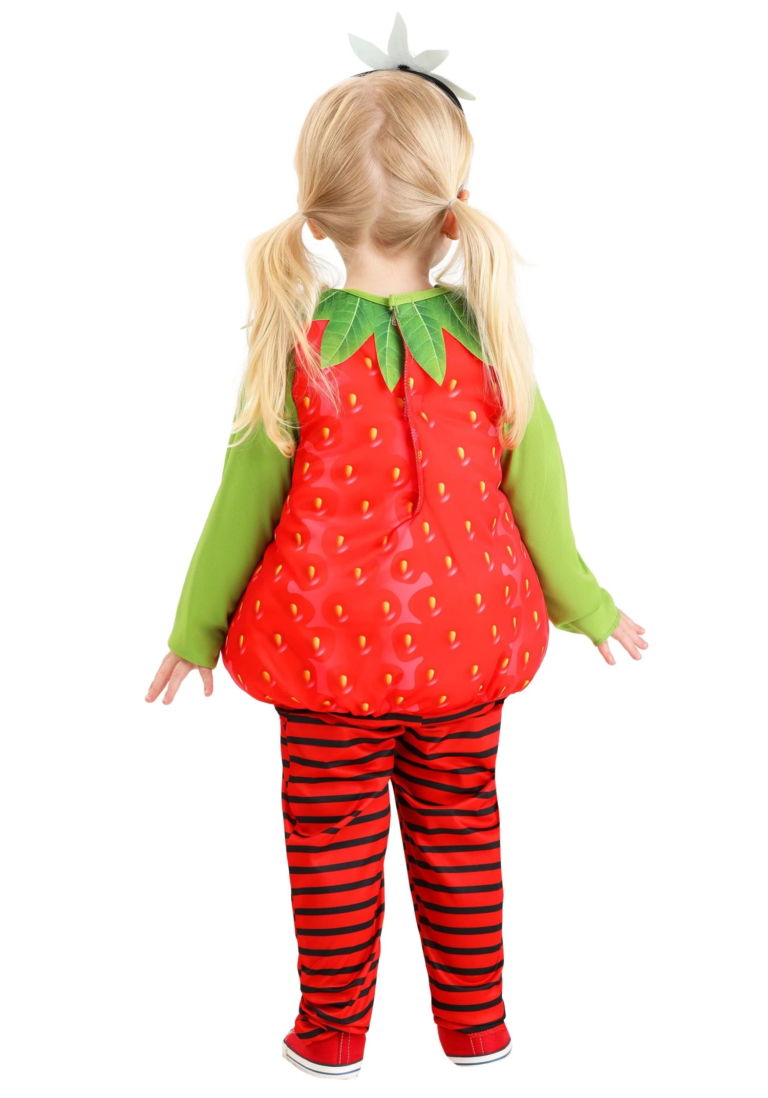 Classic Strawberry Costume For Toddler 4 Classic Strawberry Costume For Toddler - Image 2
