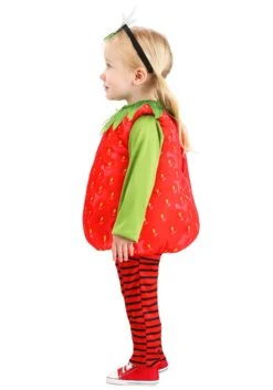 Classic Strawberry Costume For Toddler 14 Classic Strawberry Costume For Toddler -Halloween Costumes toddler classic strawberry costume alt 5