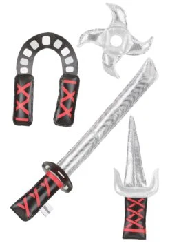 Cloth Ninja Weapon 4-Piece Set For Toddlers 11 Cloth Ninja Weapon 4-Piece Set For Toddlers -Halloween Costumes toddler cloth ninja weapon 4 piece set alt 4