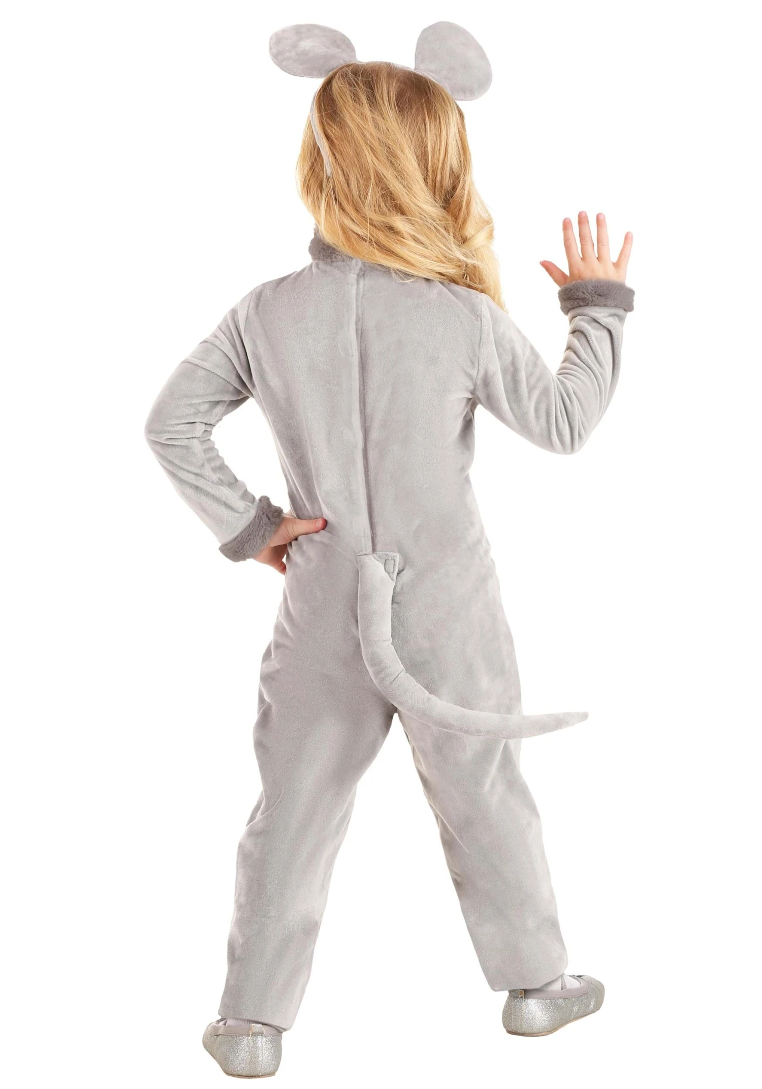 Girl's Cozy Mouse Toddler Costume 6 Girl's Cozy Mouse Toddler Costume - Image 4