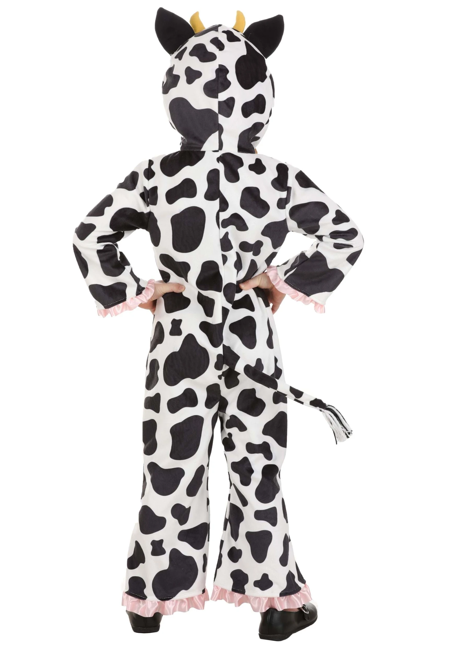 Girl's Cute Cow Toddler Costume 4 Girl's Cute Cow Toddler Costume - Image 2