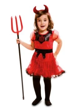 Cute She-Devil Costume For Toddlers