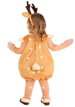 Girl's Debbie The Deer Toddler Costume 5 Girl's Debbie The Deer Toddler Costume -Halloween Costumes toddler debbie the deer costume 1