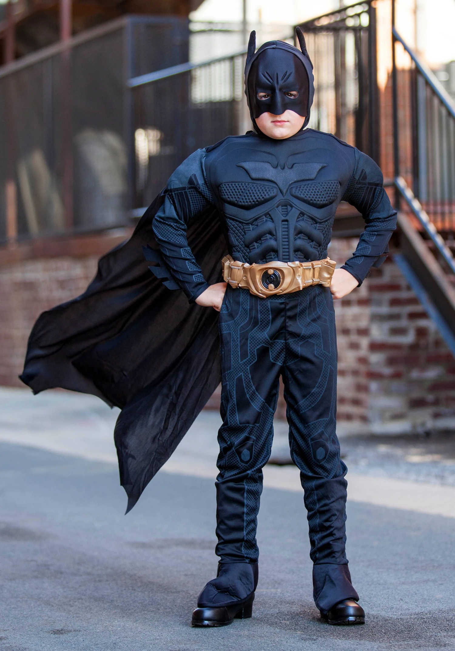 Deluxe Toddler Dark Knight Batman Costume 3 Deluxe Toddler Dark Knight Batman Costume