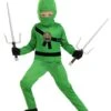 Deluxe Toddler Green Ninja Master Costume -Halloween Costumes toddler deluxe green ninja master costume